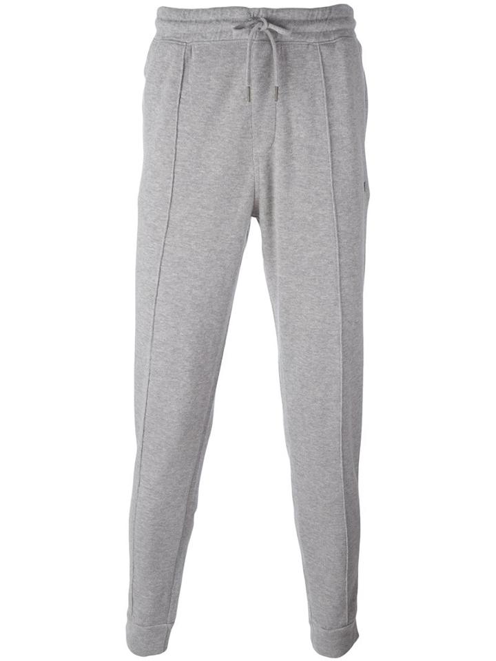 Polo Ralph Lauren Tapered Track Pants, Men's, Size: Large, Grey, Cotton