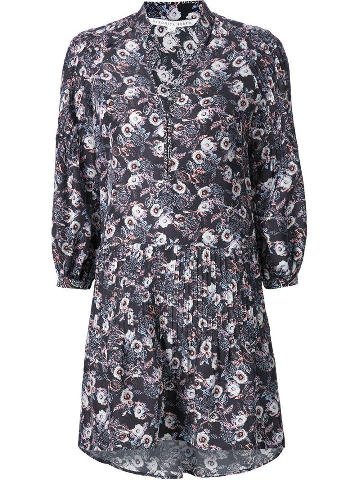 Veronica Beard Palmetto Dress, Women's, Size: 2, Black, Silk