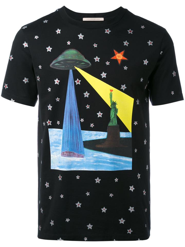 Christopher Kane Statue Print T-shirt - Black