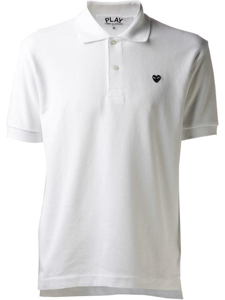 Comme Des Garçons Play Mini Heart Polo Shirt