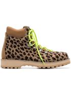 Diemme Leopard Print Boots - Brown