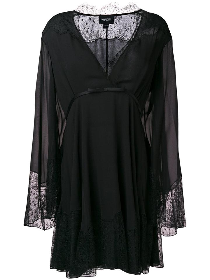 Giambattista Valli Lace Detail Dress - Black