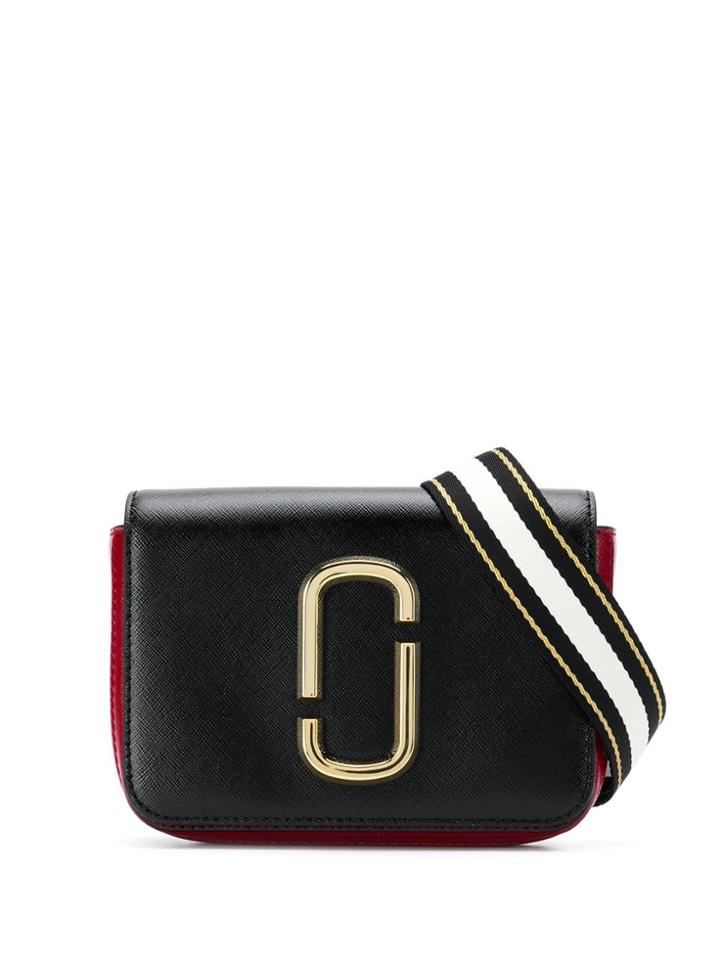 Marc Jacobs Logo Appliqué Belt Bag - Black