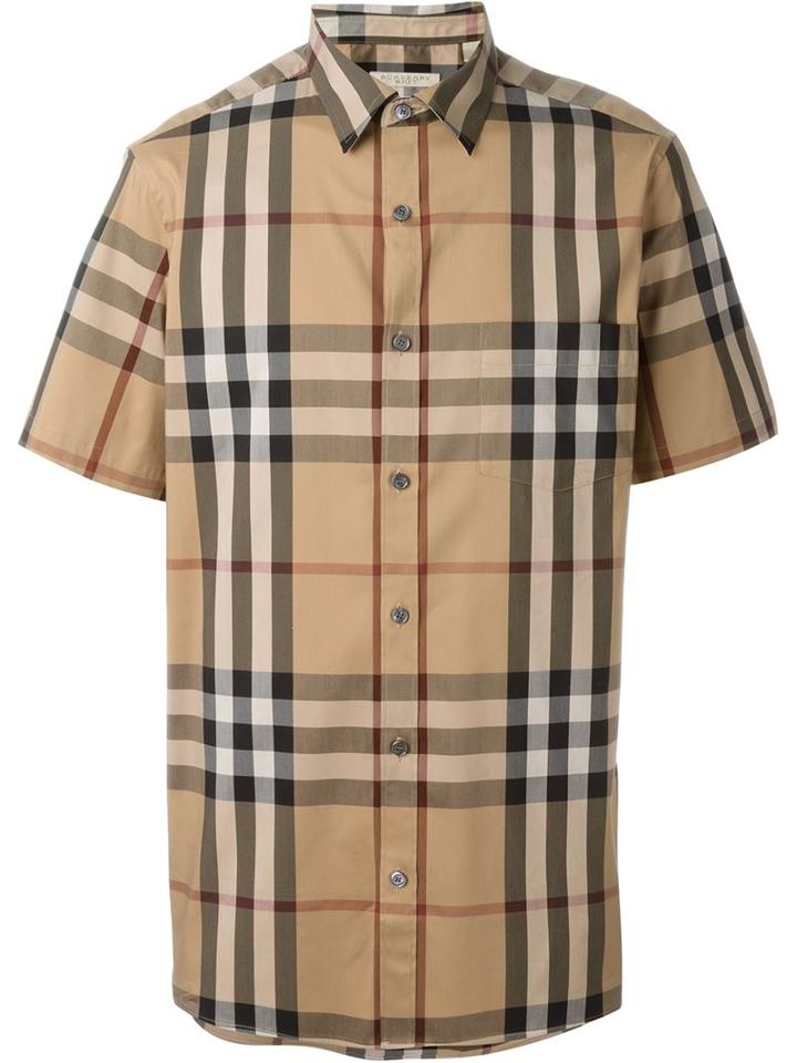 Burberry Shortsleeved Checked Shirt