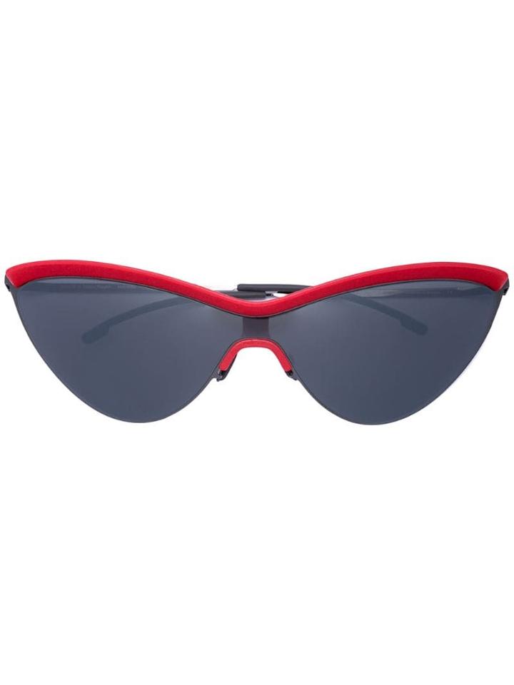 Mykita + Maison Margiela Cat-eye Sunglasses - Red