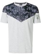 Ea7 Emporio Armani Printed Shoulder T-shirt - Grey