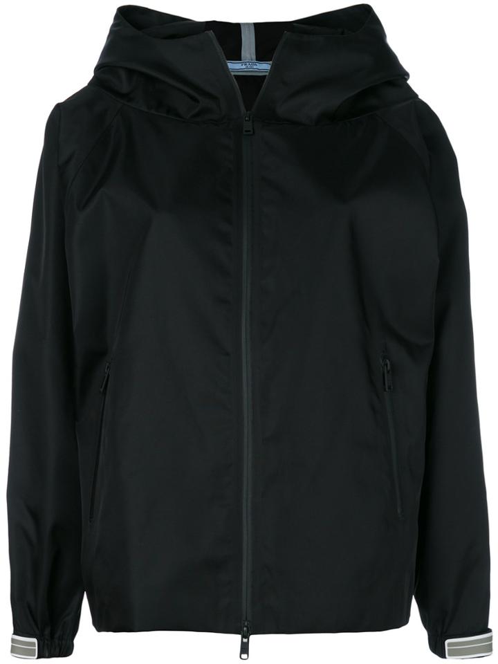 Prada Classic Hoodie Jacket - Black