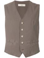 Briglia 1949 V-neck Gilet - Brown