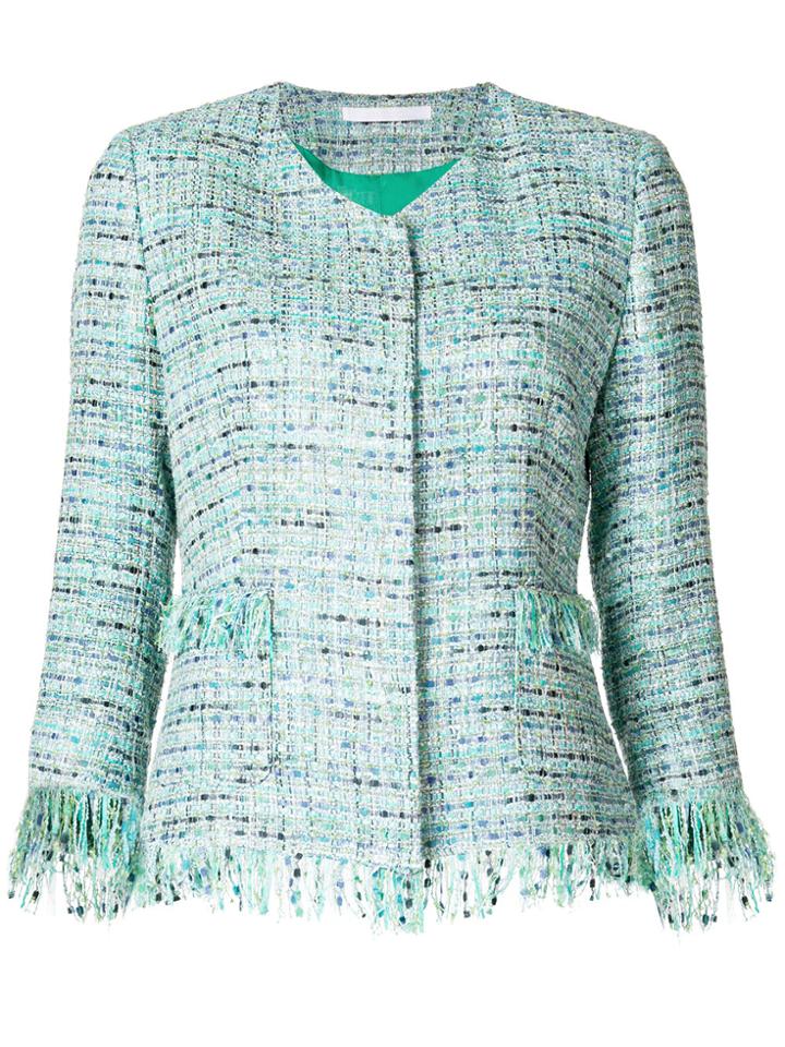 Tagliatore Cropped Sleeve Jacket - Multicolour