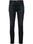 Ag Jeans Skinny Cropped Jeans, Women's, Size: 32, Blue, Cotton/lyocell/polyurethane