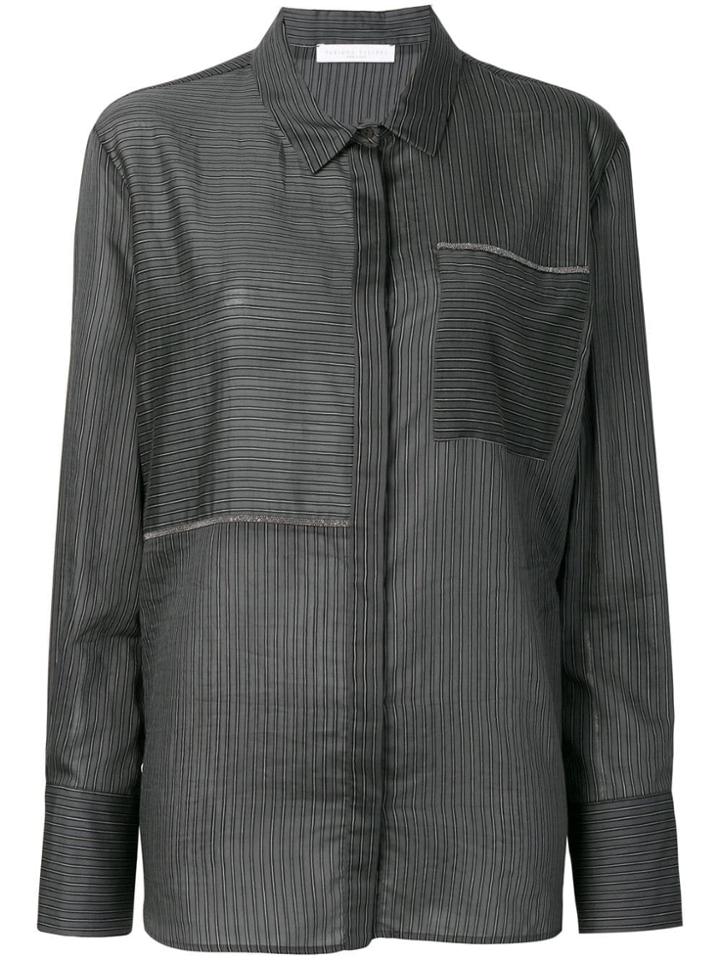 Fabiana Filippi Striped Shirt - Grey