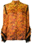Roberto Cavalli Floral Print Shirt - Yellow & Orange