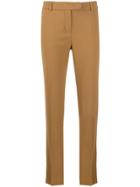 Max Mara Studio Slim Fit Trousers - Brown