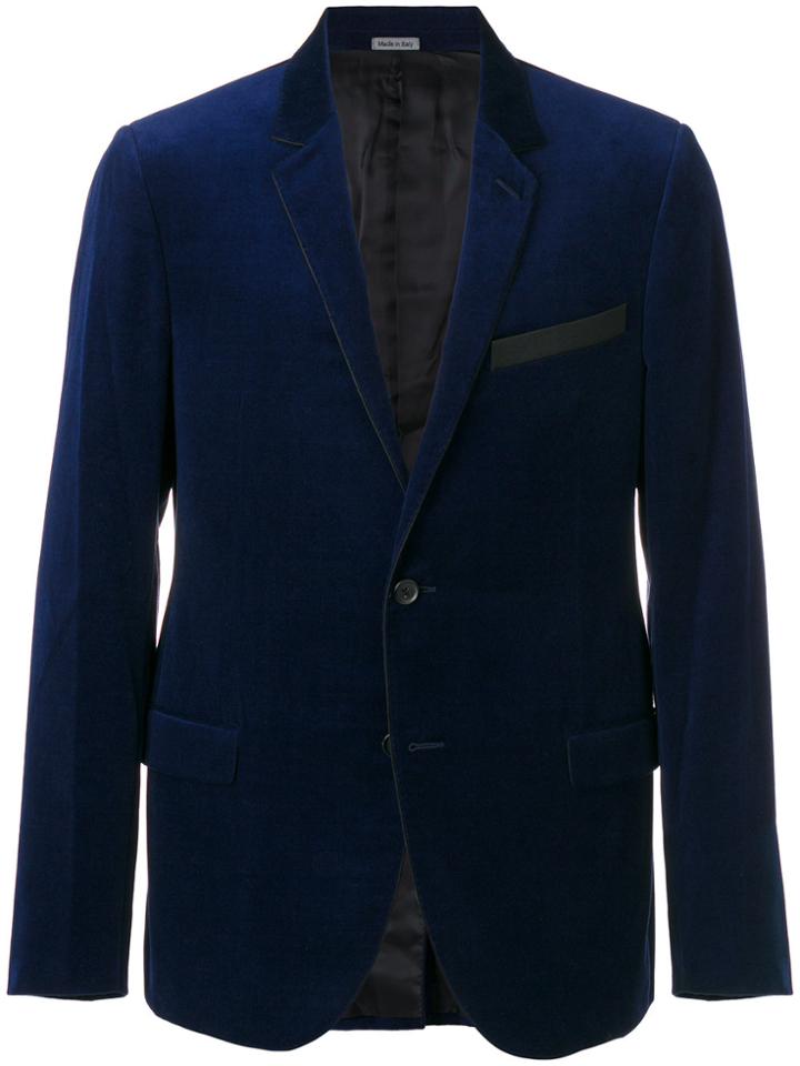 Lanvin Contrast Collar Blazer - Blue