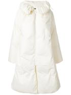 Mm6 Maison Margiela Oversized Padded Coat - White