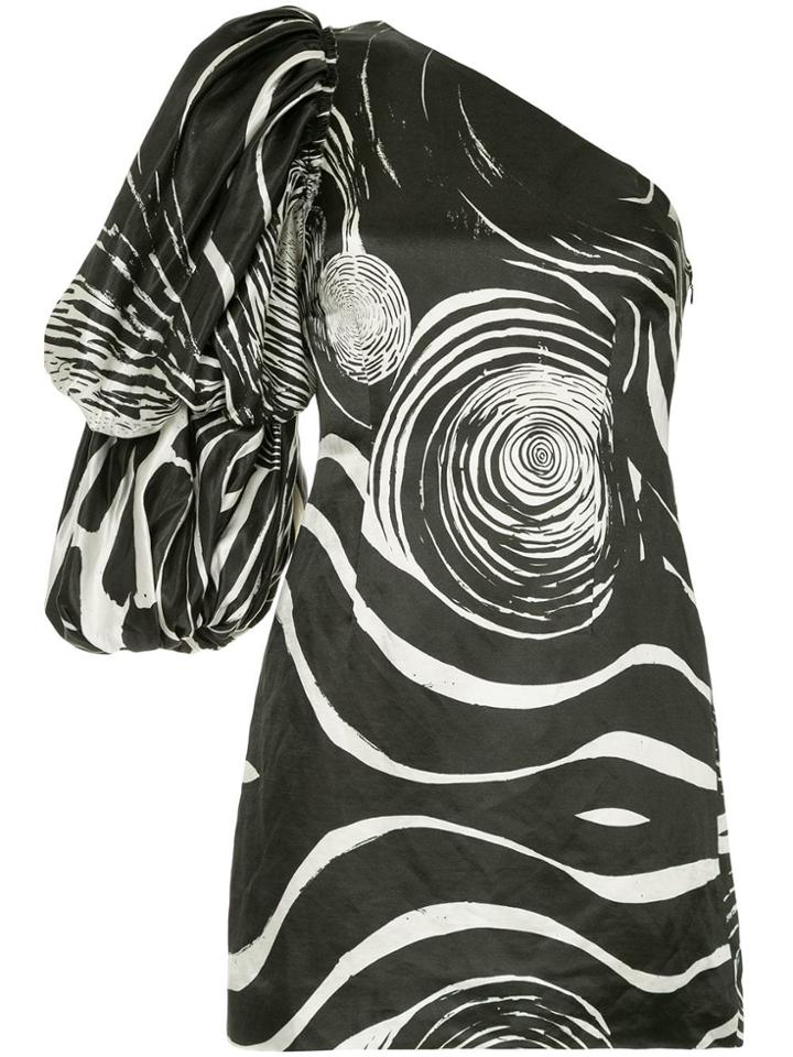 Aje Acklam One Shoulder Dress - Black