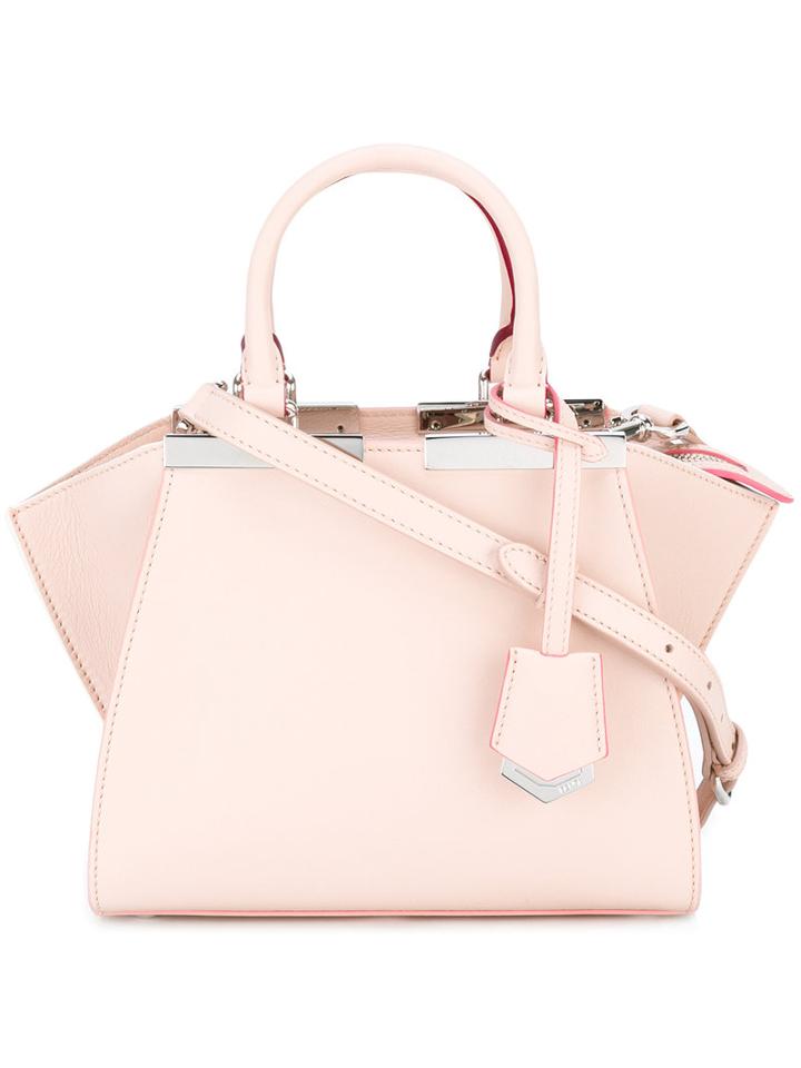Fendi - 3 Jours Tote Bag - Women - Calf Leather/metal (other) - One Size, Pink/purple, Calf Leather/metal (other)