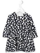 Armani Junior Dotted Jersey Dress, Toddler Girl's, Size: 24 Mth, Blue