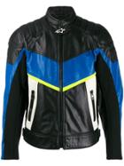 Diesel Astars-ldue Leather Biker Jacket - Black