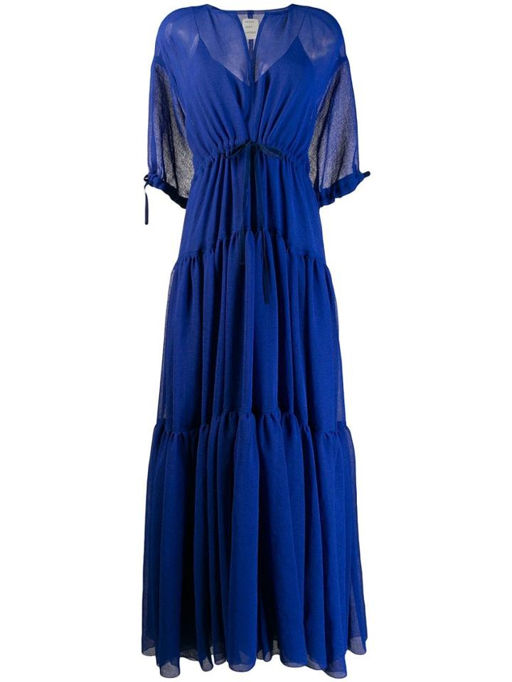 Maison Rabih Kayrouz Lightweight Long Dress - Blue