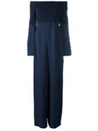 Dkny Off-shoulder Knit Top Dress, Women's, Size: Medium, Blue, Nylon/triacetate