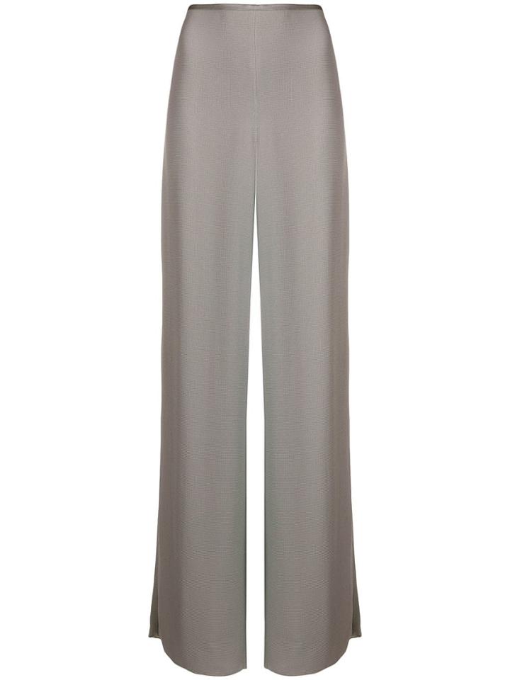 Giorgio Armani High Waisted Trousers - Grey