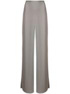 Giorgio Armani High Waisted Trousers - Grey
