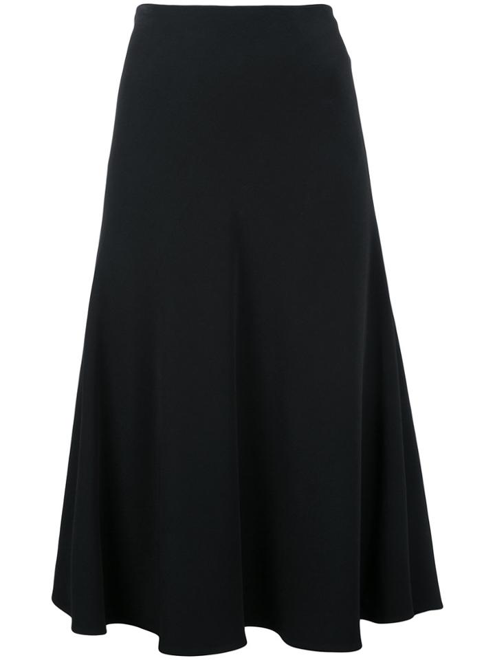 Rosetta Getty Midi Full Skirt - Black