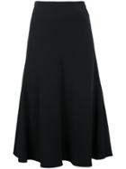 Rosetta Getty Midi Full Skirt - Black