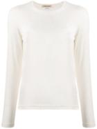 Comme Des Garçons Knitted Long Sleeved Top - White
