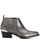 Buttero Western Style Boots - Grey