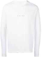 Futur Logo Print T-shirt, Men's, Size: Medium, White, Cotton