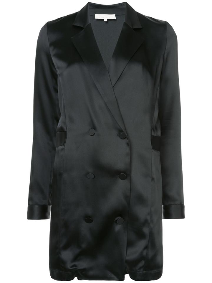 Fleur Du Mal Fitted Blazer Dress - Black
