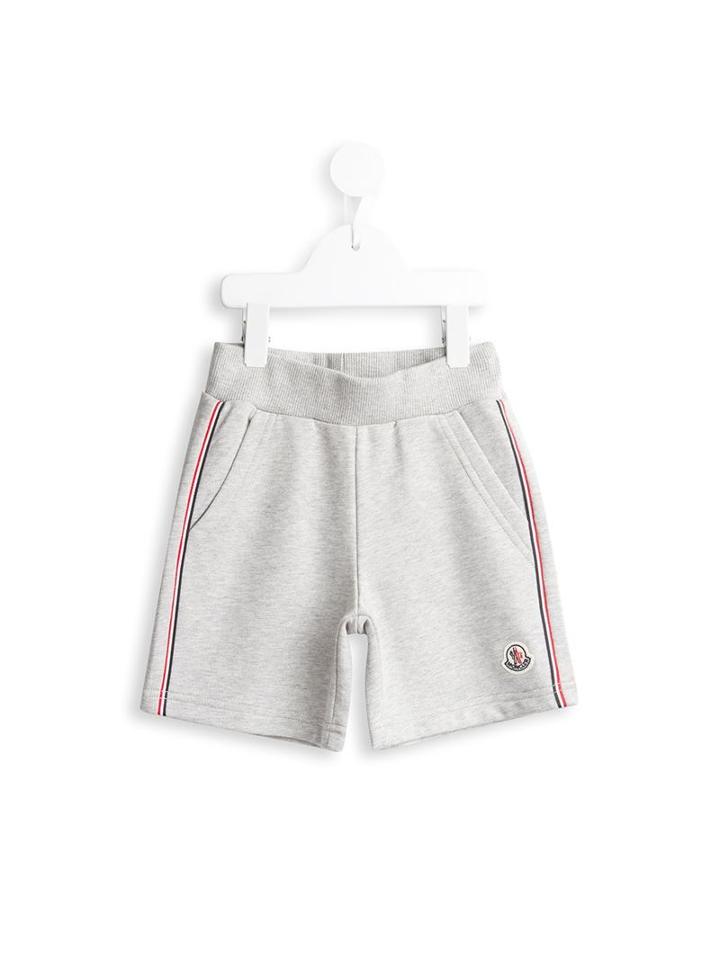 Moncler Kids Striped Trim Shorts