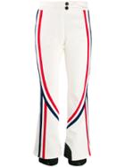 Moncler Grenoble Stripe Patterned Flared Trousers - White