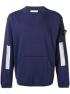 Stone Island Colour-block Sweatshirt - Blue