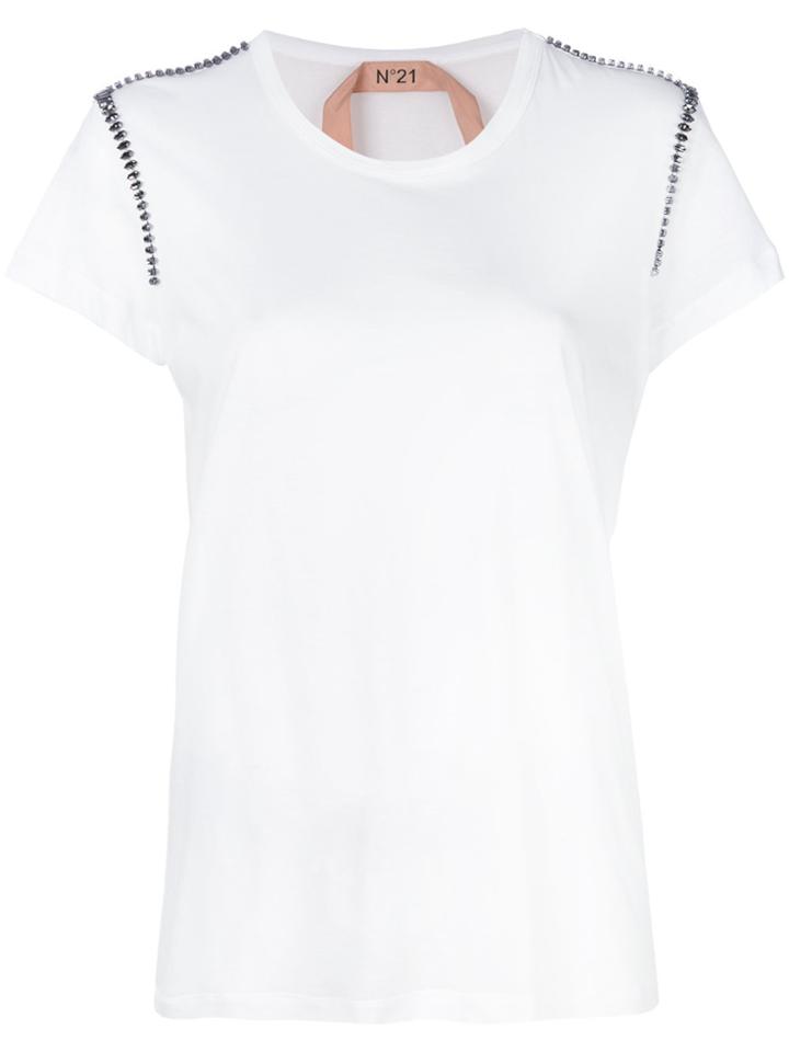 No21 Jewel Embellished T-shirt - White