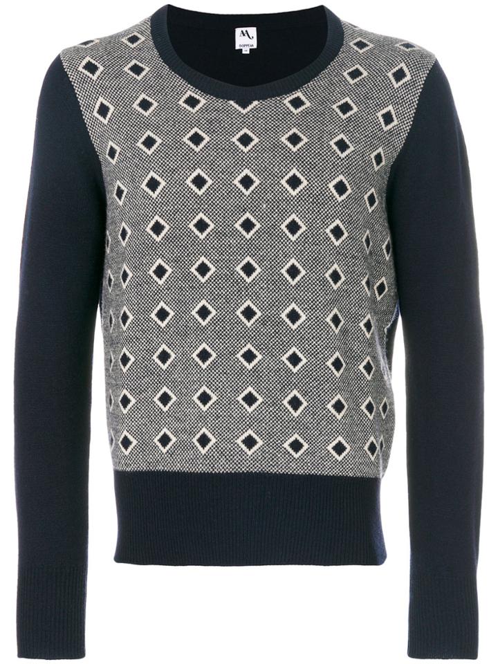 Doppiaa Crew Neck Jumper - Blue