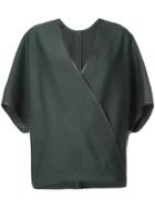 Peter Cohen Wrap Front Top - Green