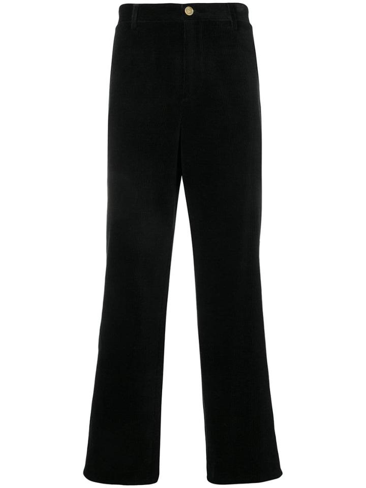 Digawel Dropped Crotch Trousers - Black