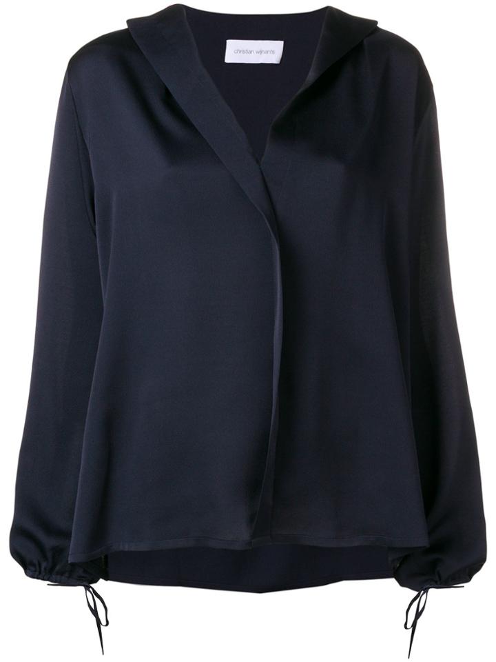 Christian Wijnants V-neck Shirt - Blue