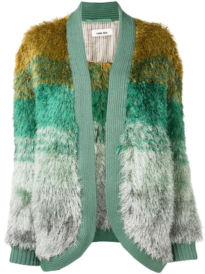 Circus Hotel Forest Mint Cardi-coat - Green