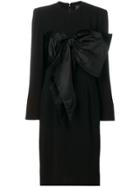 Jean Louis Scherrer Pre-owned Bow Detail Dress - Black