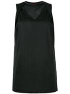 Nike Mesh Panel Tank Top, Women's, Size: Medium, Black, Cotton/polyester/nylon/spandex/elastane