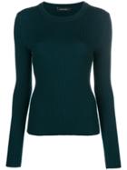Cédric Charlier Crew Neck Sweater - Green