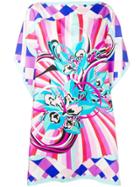 Emilio Pucci Signature Print Dress - Blue