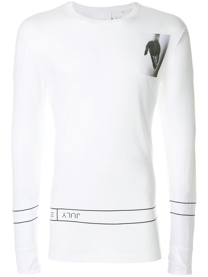 Helmut Lang Printed Top - White