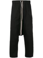 Rick Owens Drkshdw Drop Crotch Trousers - Black