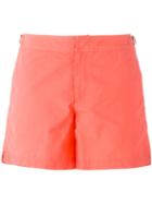 Orlebar Brown Buckle Detail Swimshorts, Men's, Size: 31, Pink/purple, Polyester/polyamide