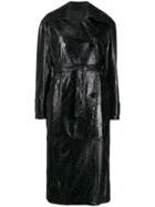 Drome Belted Double-breasted Coat - Black